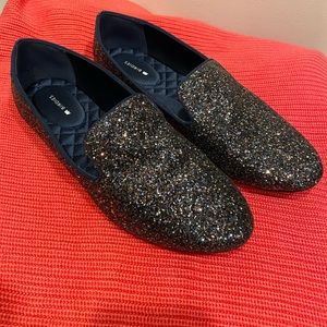 Gorgeous Navy Glitter Birdies limited edition - size 10.5